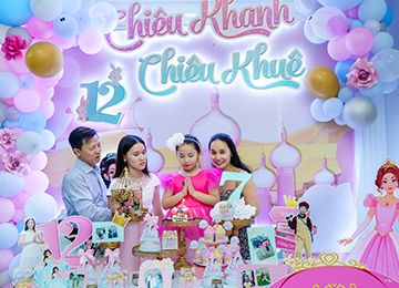 Trang trí sinh nhật cho bé tại nhà - Chủ đề Princess | AZparty