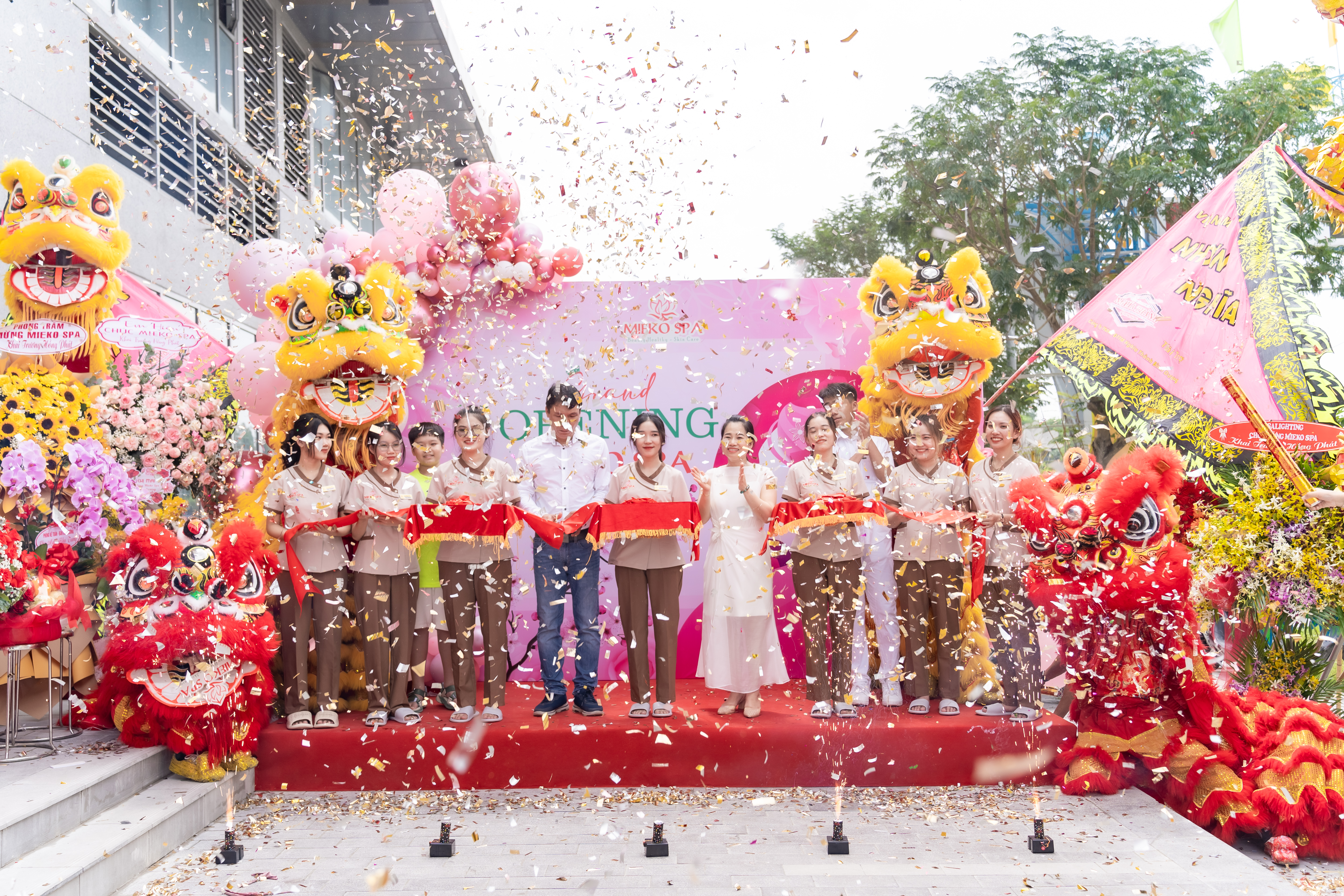 Tổ chức khai trương spa Mieko | AZparty