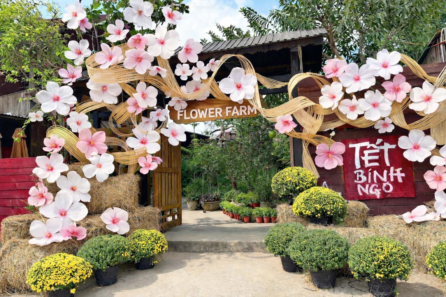 Gợi Ý Mẫu Trang Trí Cổng Tết Đẹp Cho Xuân Bính Ngọ