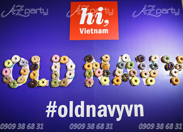 Trang trí khai trương công ty Old Navy