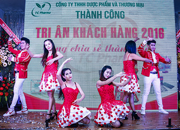 Tổ chức tiệc tri ân khách hàng- công ty dược Thành Công