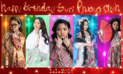 Sinh nhật bé Suri Phương Anh 9 tuổi phong cách cô Ba Sài Gòn