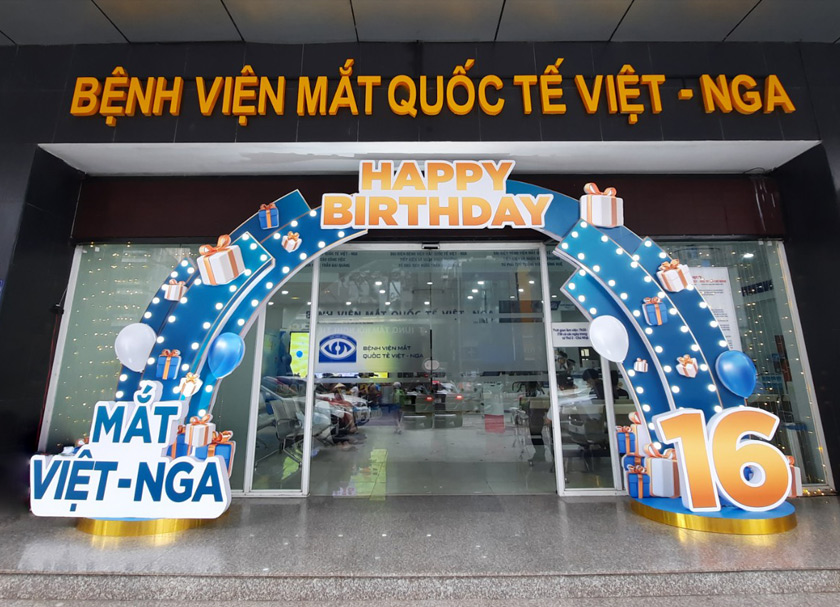 Lễ kỷ niệm 16 năm thành lập bệnh viện mắt quốc tế Việt Nga
