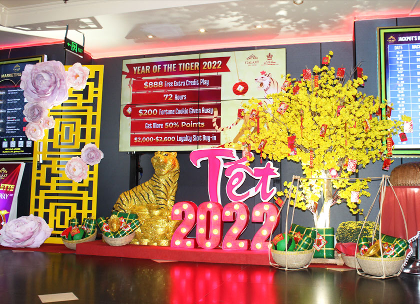 Trang trí tiểu cảnh tết xưa 2022 tại Galaxy Club