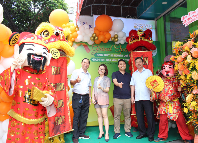 Hân hoan lễ khai trương Gold Fruit Saigon chi nhánh mới