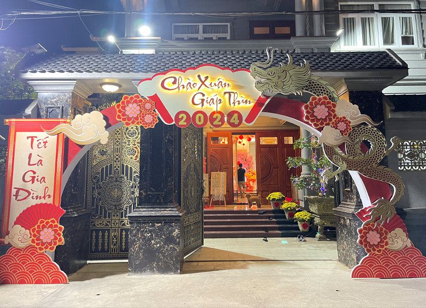 Những ý tưởng thiết kế, trang trí cổng chào tết Nguyên Đán đẹp