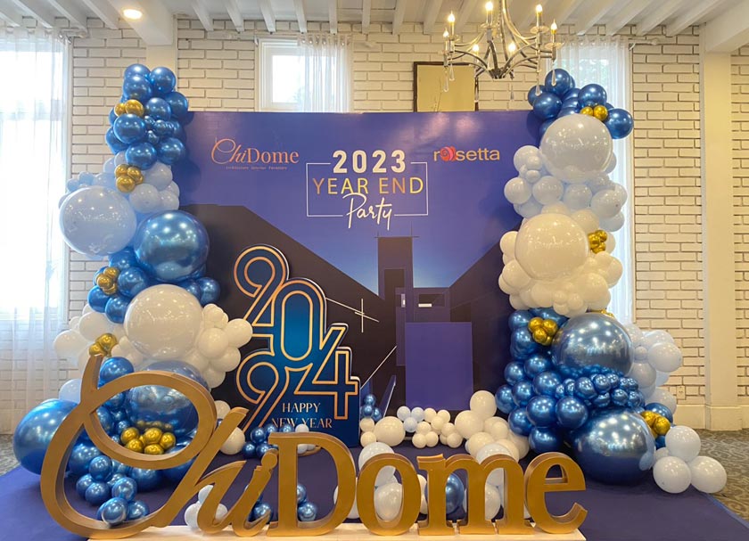 Gợi ý các mẫu backdrop Year End Party ấn tượng, đẹp mắt