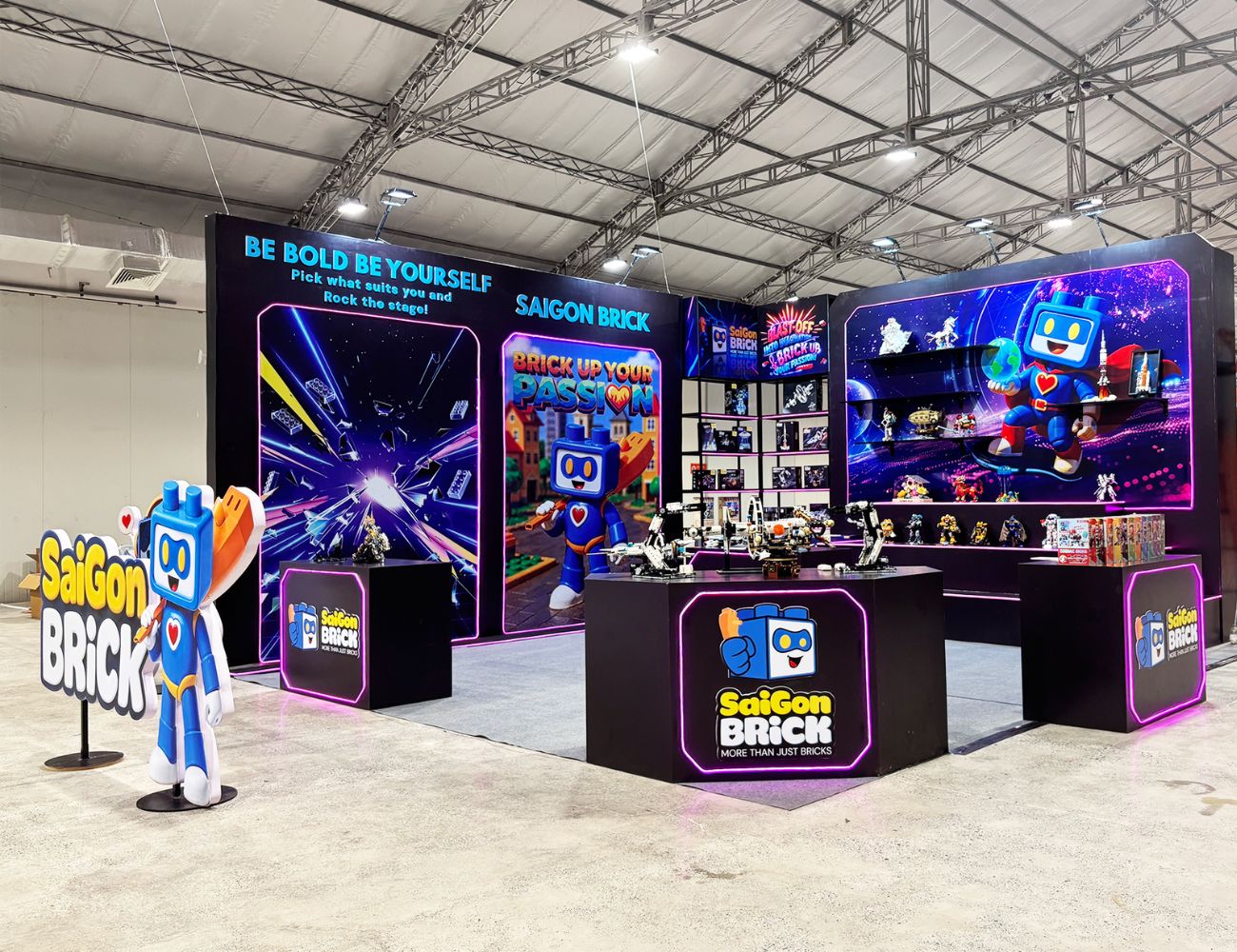 Azparty đồng hành cùng Saigon Brick: gây ấn tượng với gian hàng “cực chất” tại Hobby Horizon 2025
