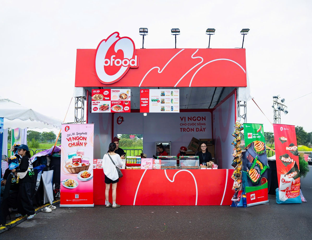 Booth Ofood tại Concert Em Xinh Say Hi