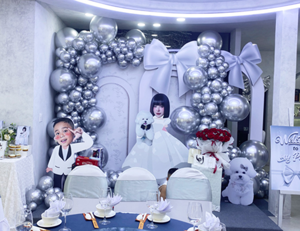 Decor Tiệc Sinh Nhật Tại Nhà Lung Linh