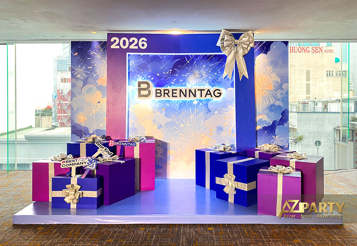 Booth Check-In Brenntag Sang Trọng - Điểm Nhấn Tại Sự Kiện YEP 2026