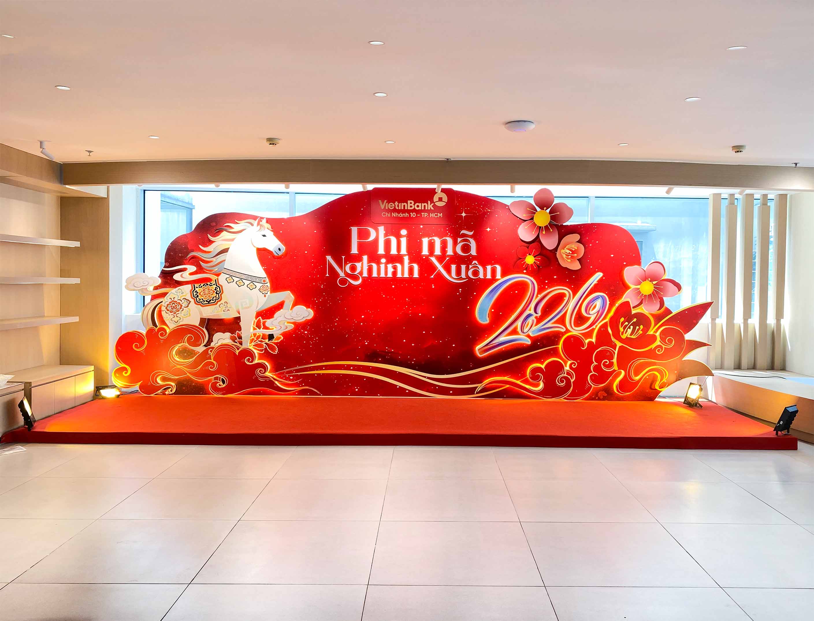 Tiểu Cảnh Tết “Phi Mã Nghinh Xuân” Tại Ngân Hàng VietinBank