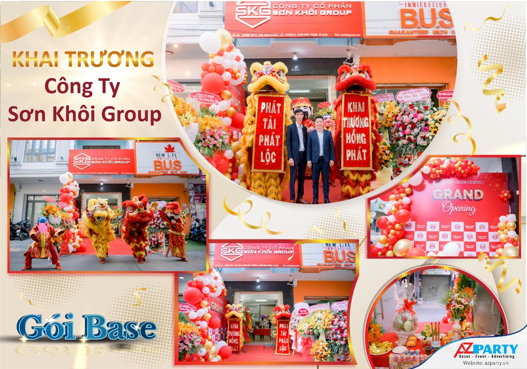 tổ chức lễ khai trương