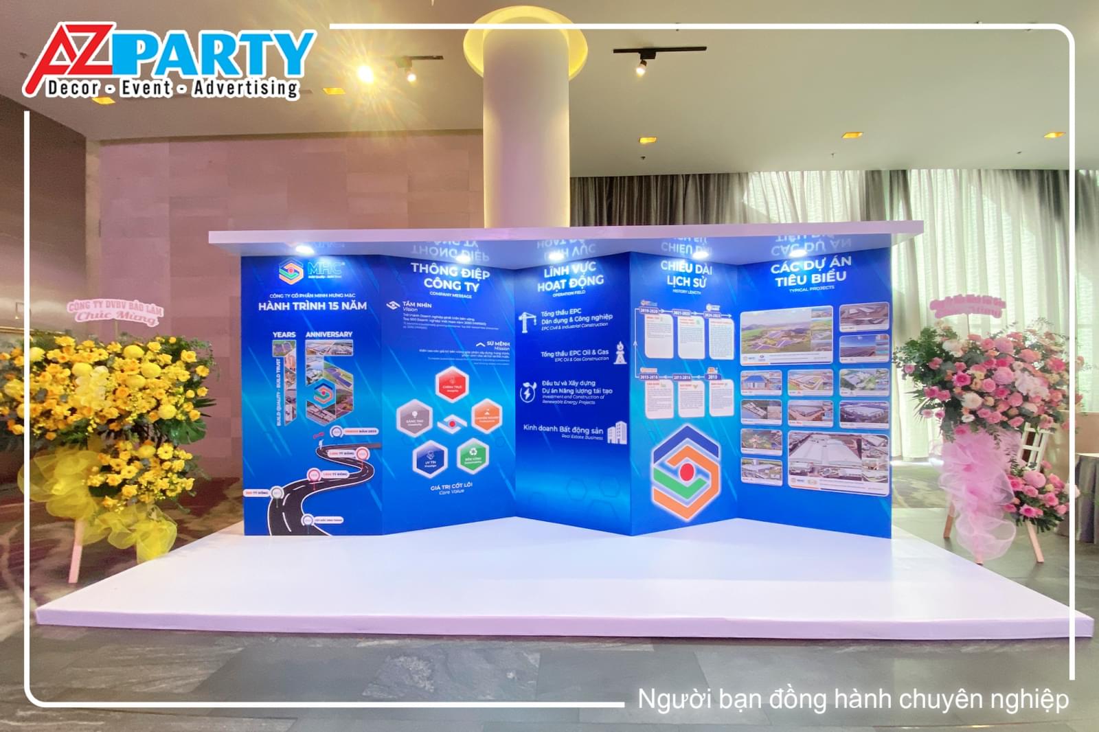 Backdrop checkin sự kiện 