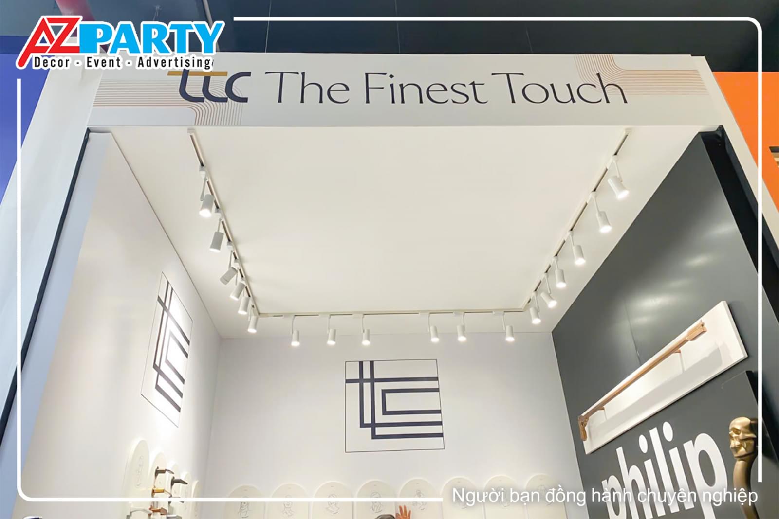 Cận cảnh chi tiết booth TTC