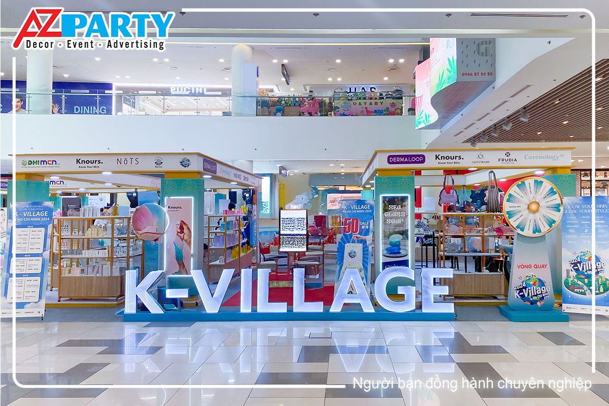 Booth activation tại sự kiện K-Village