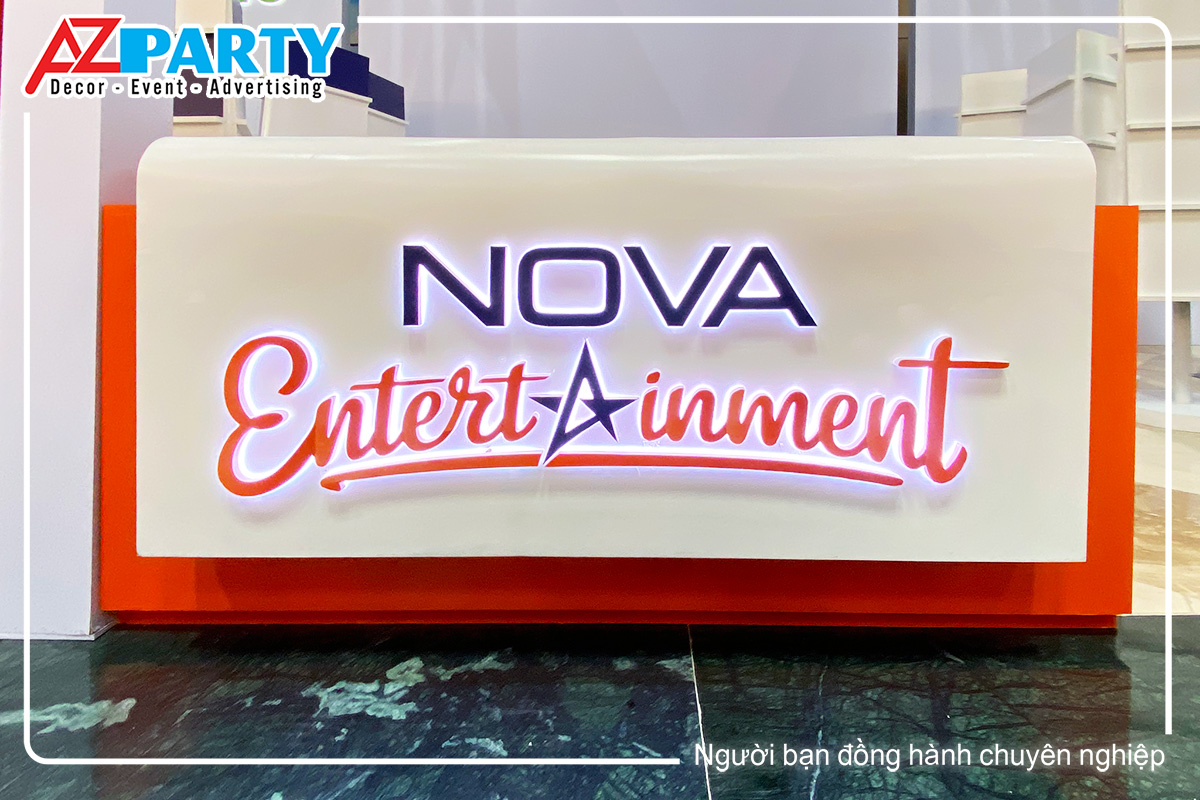 quầy tư vấn tại booth Nova Entertaiment
