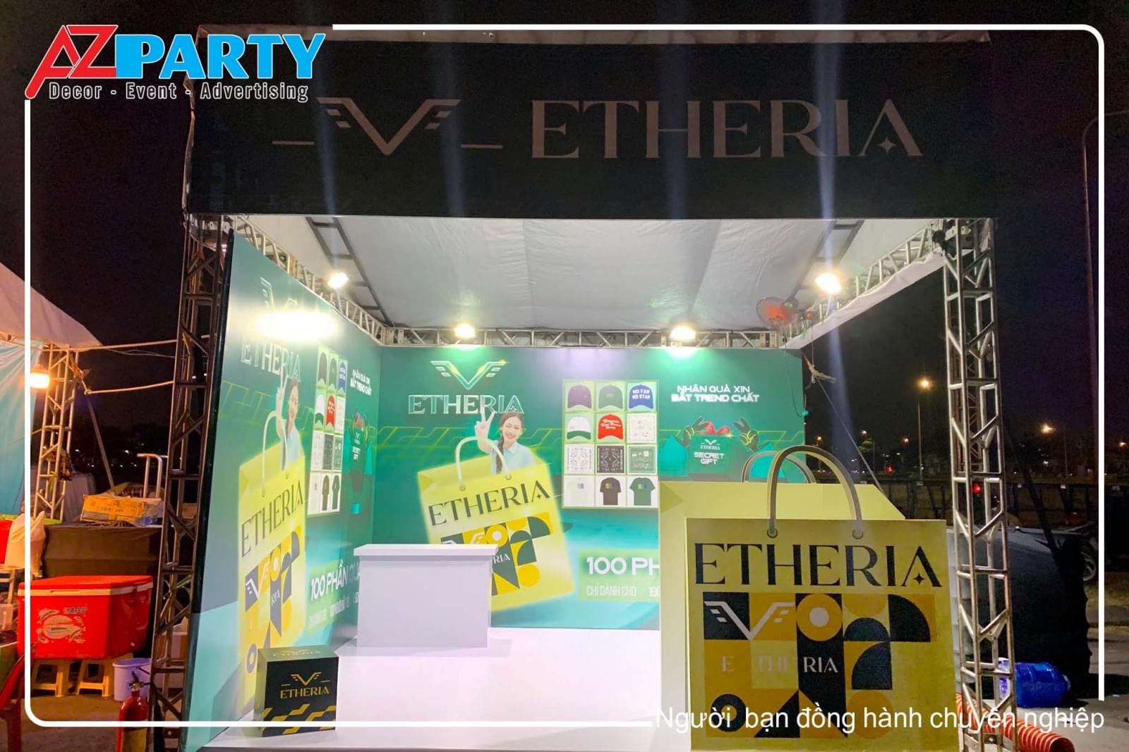 Toàn cảnh booth Etheria
