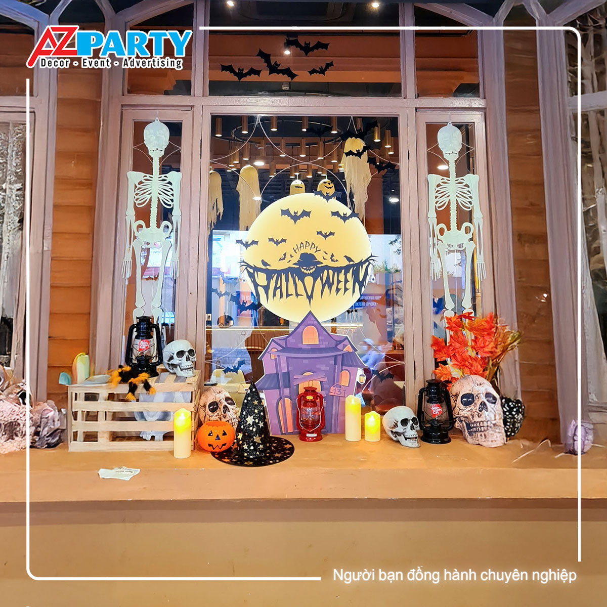 tiểu cảnh Halloween 