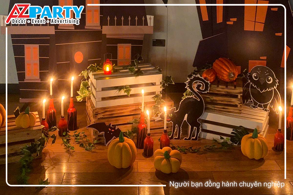 bí ngô, mèo, dơi, cú mèo đen, đèn