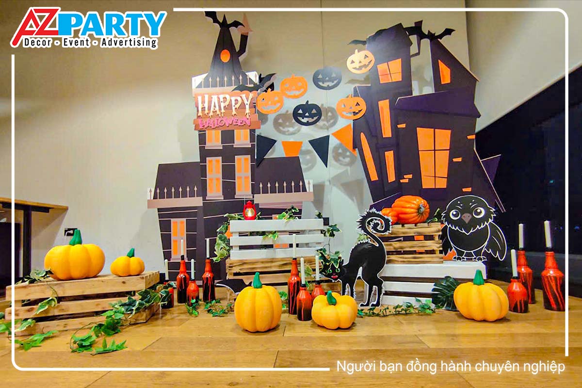 lâu đài Halloween