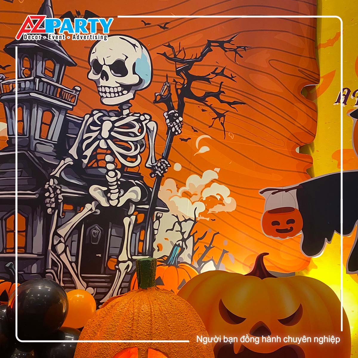 bộ xương trắng halloween