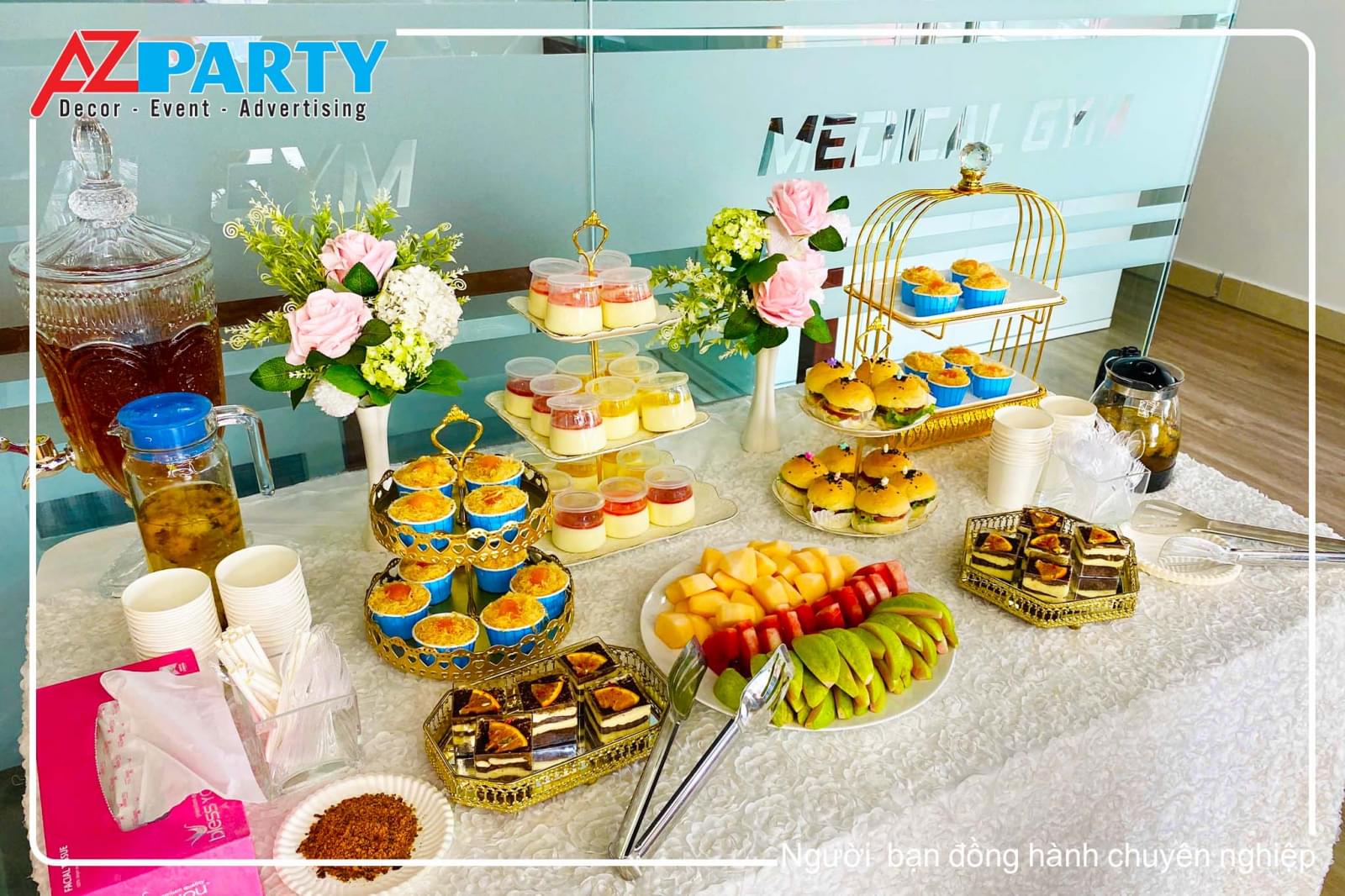 Tiệc teabreak khai trương Medical Gym
