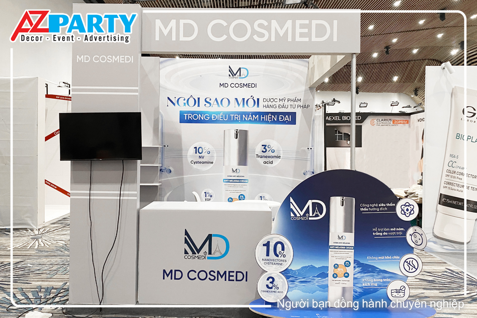 booth nổi bật tại sự kiện