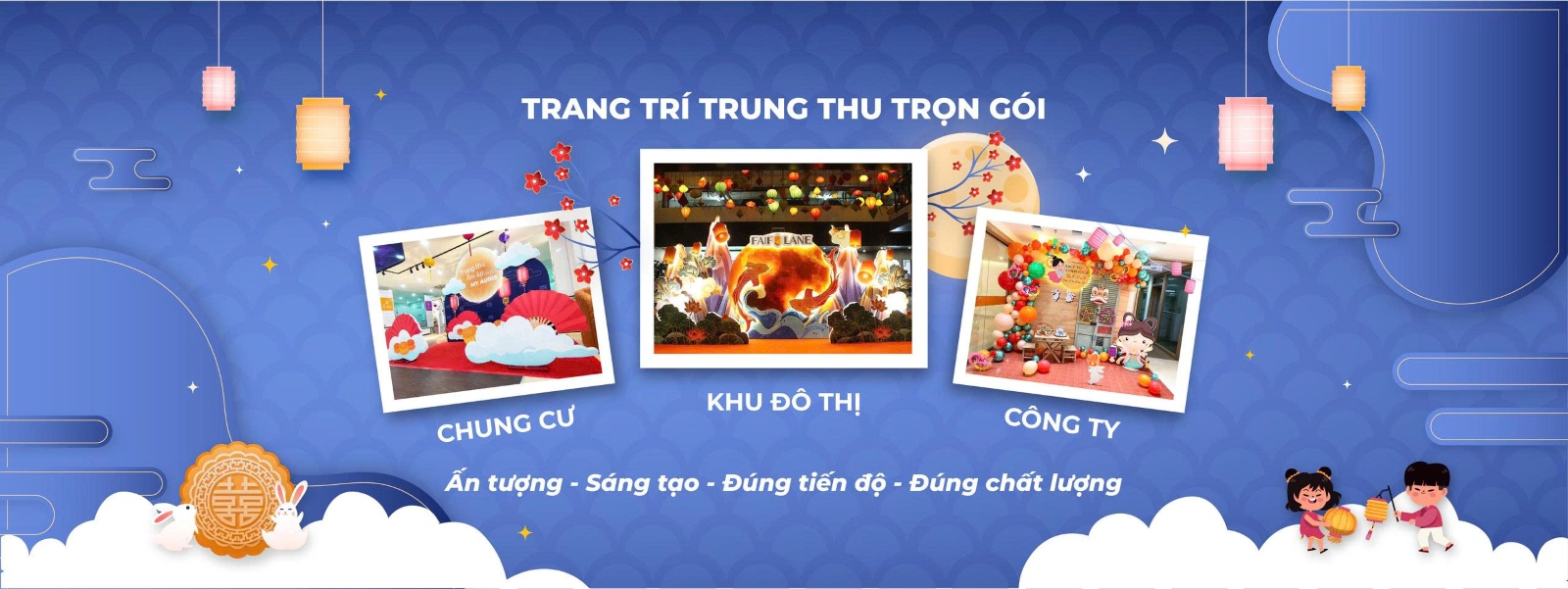 Banner tiểu cảnh trung thu