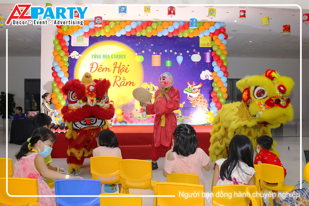 tiết mục múa lân 