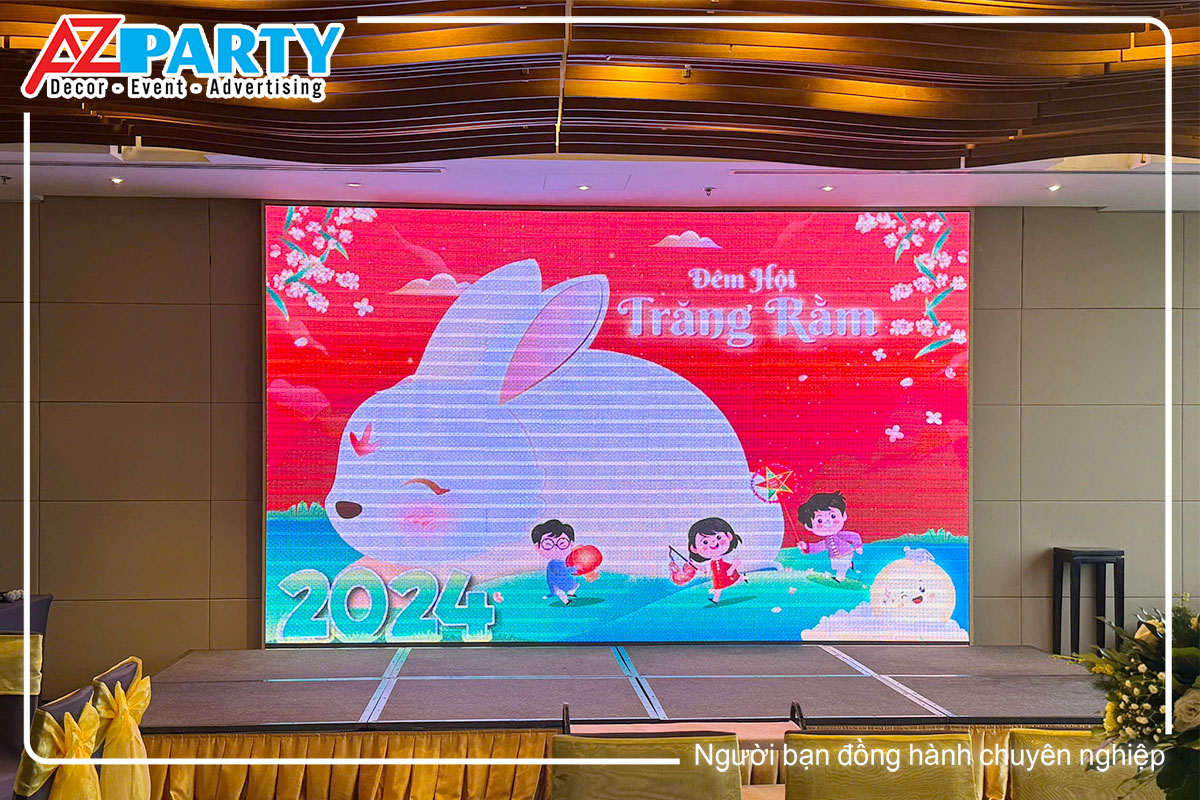 sân khấu chương trình trung thu Công ty Nam Côn Sơn