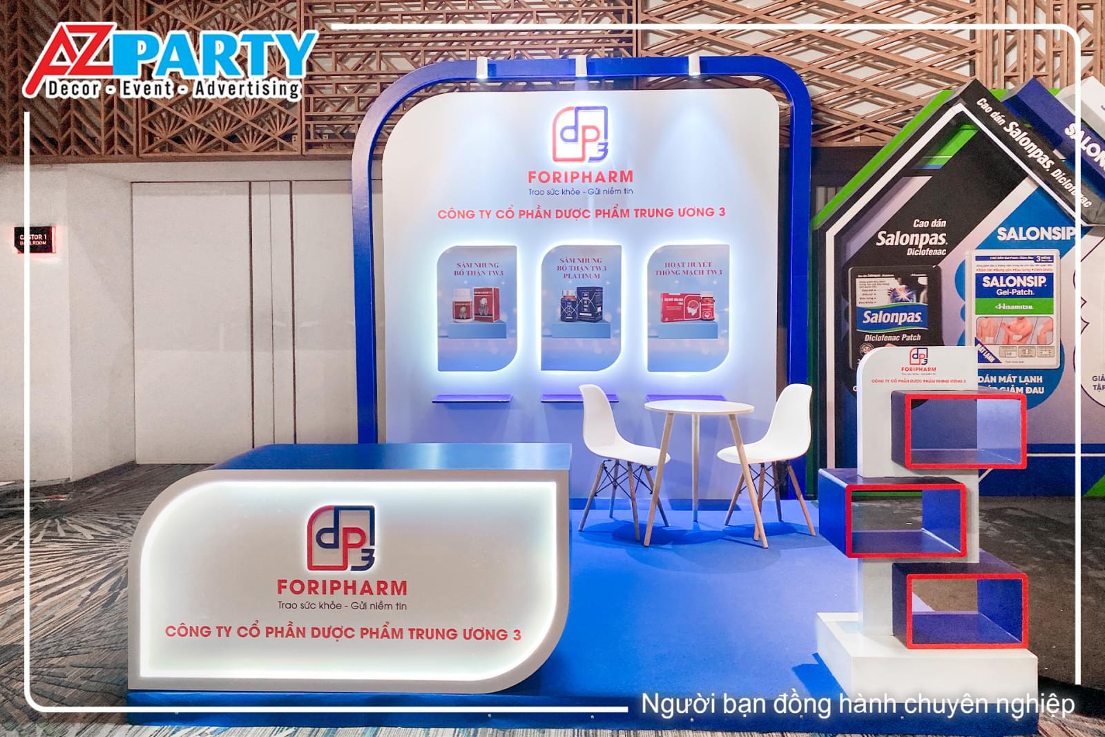 booth foripharm nhìn chính diện