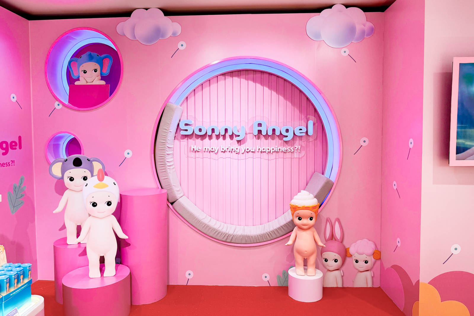 Khu vực checkin với thiết kế độc đáo