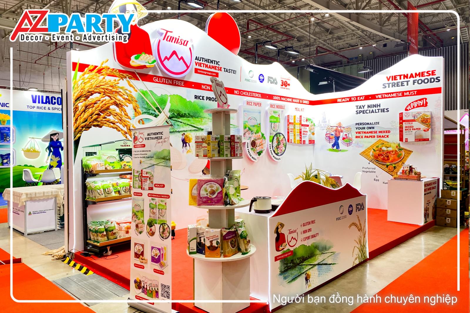 Gian hàng với thiết kế nổi bật