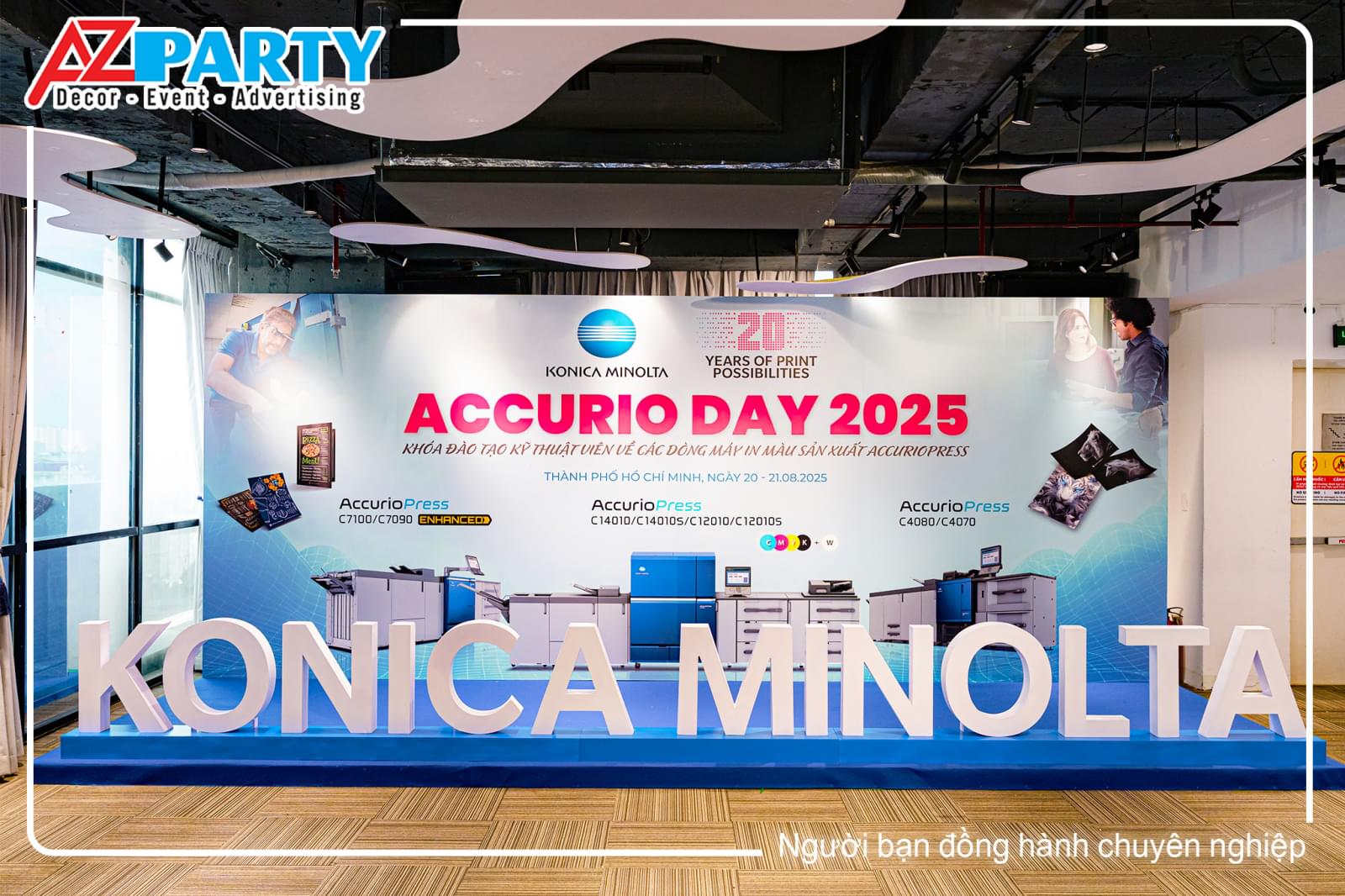 Booth checkin sang trọng