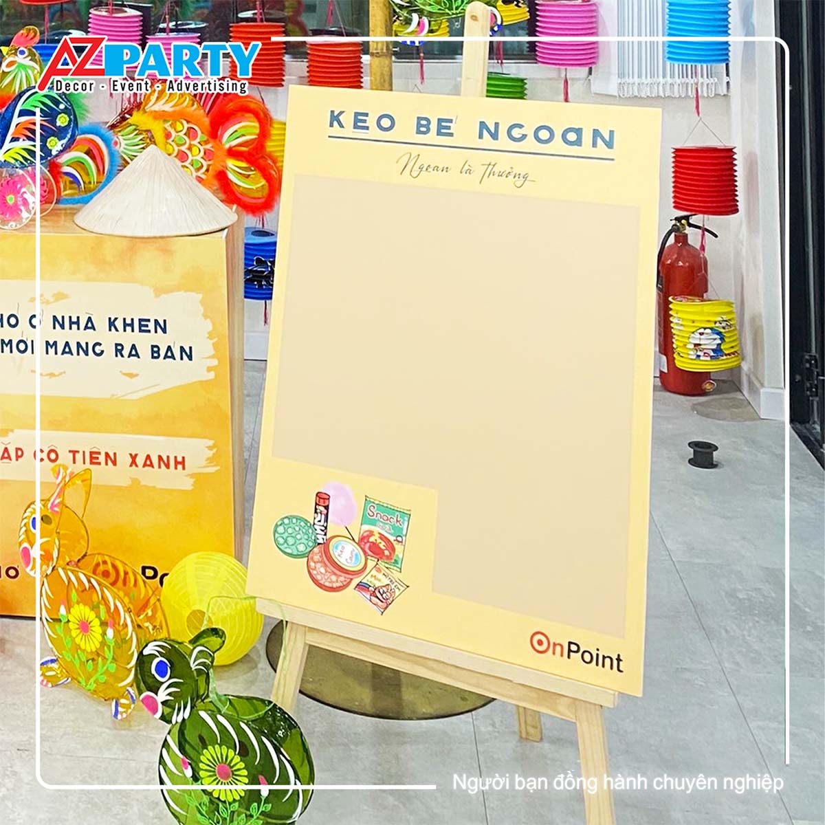 bảng bé ngoan mới lạ tạo ấn tượng cho tiểu cảnh