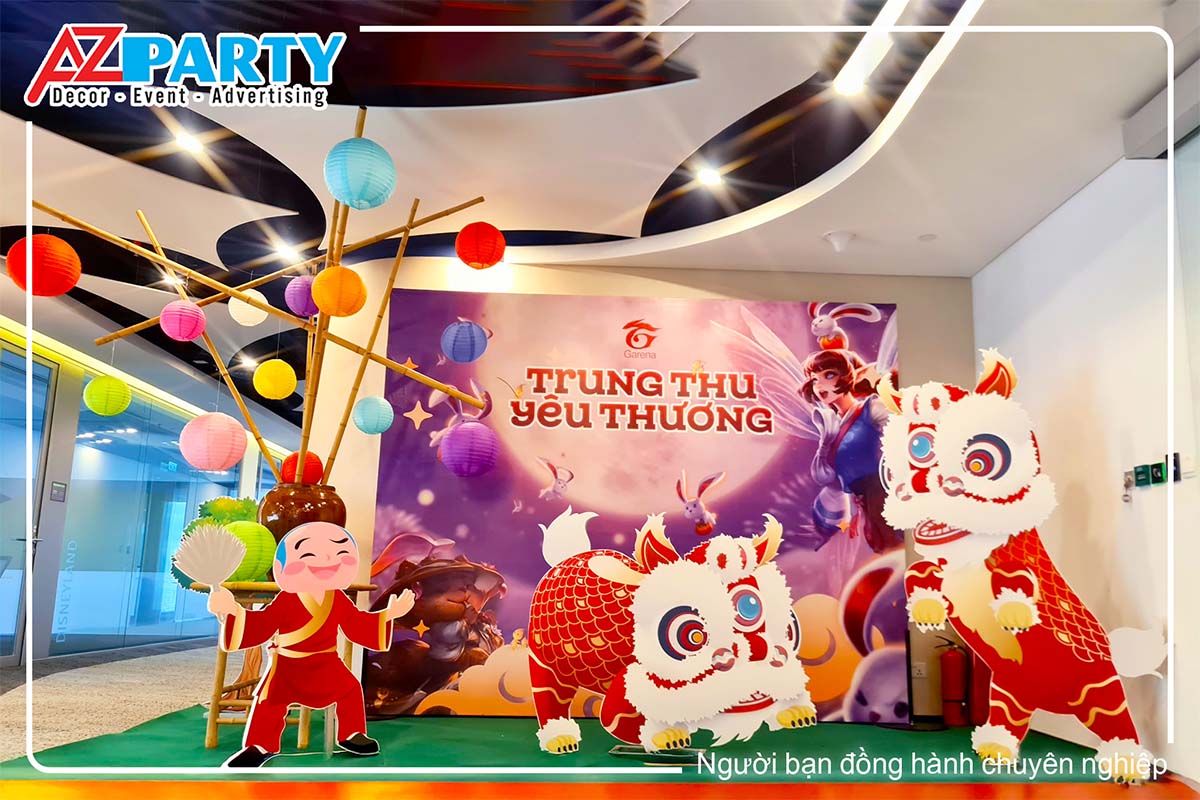 backdrop với thiết kế độc đáo