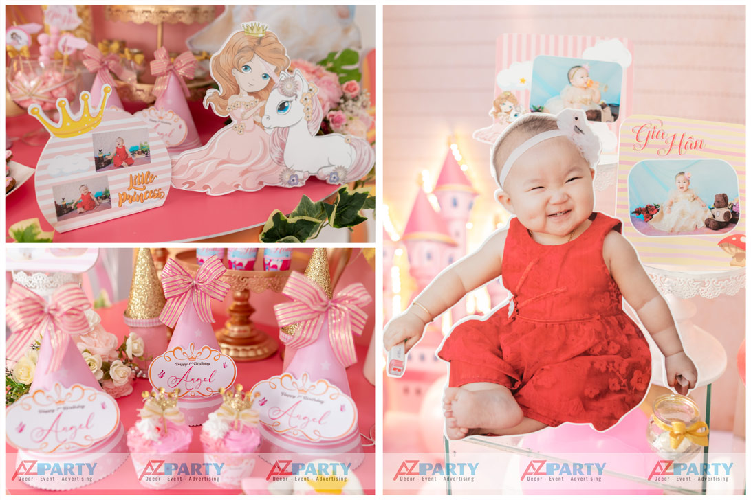 bàn tiệc sinh nhật cho bé