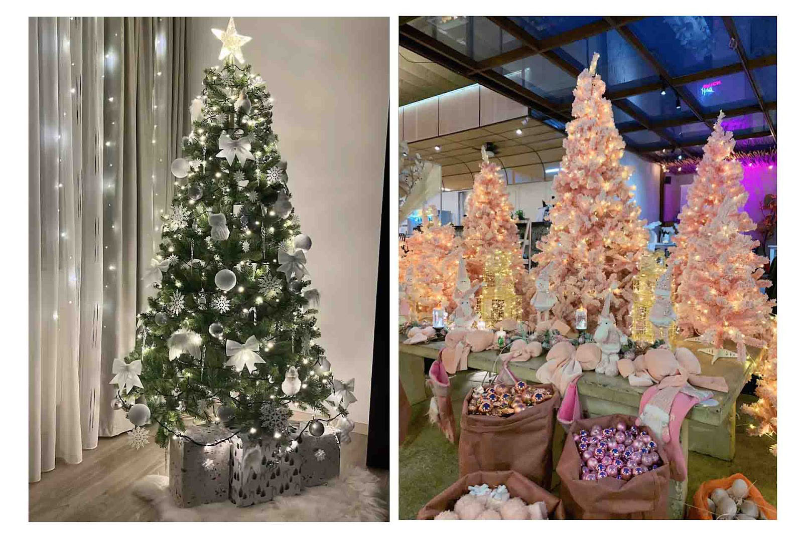 Phụ kiện decor cây thông lung linh 