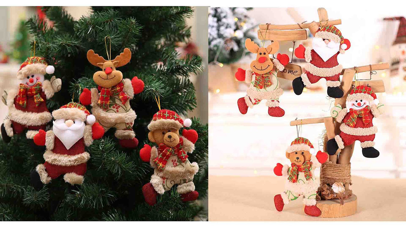 Dây treo tuần lộc decor noel 