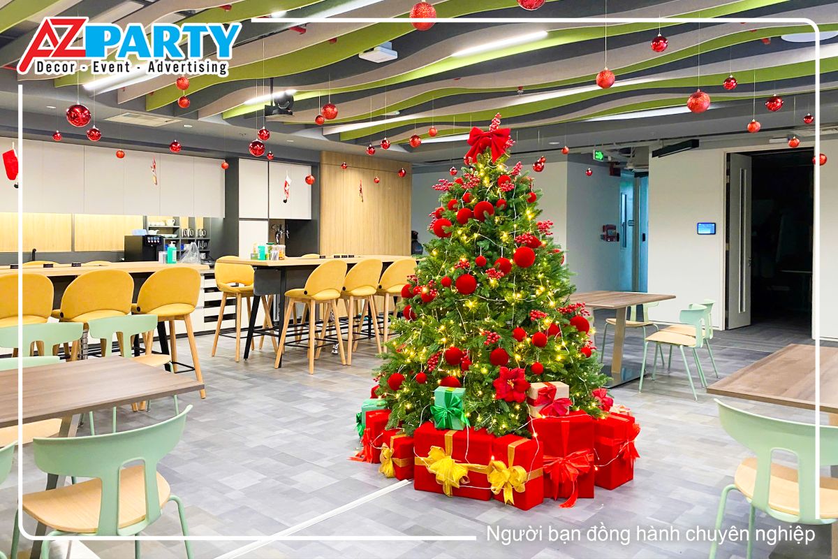 góc chụp khác của văn phong khi trang trí noel