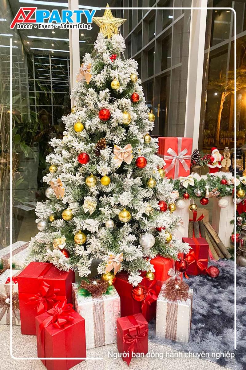 Trang trí thông noel 1m5