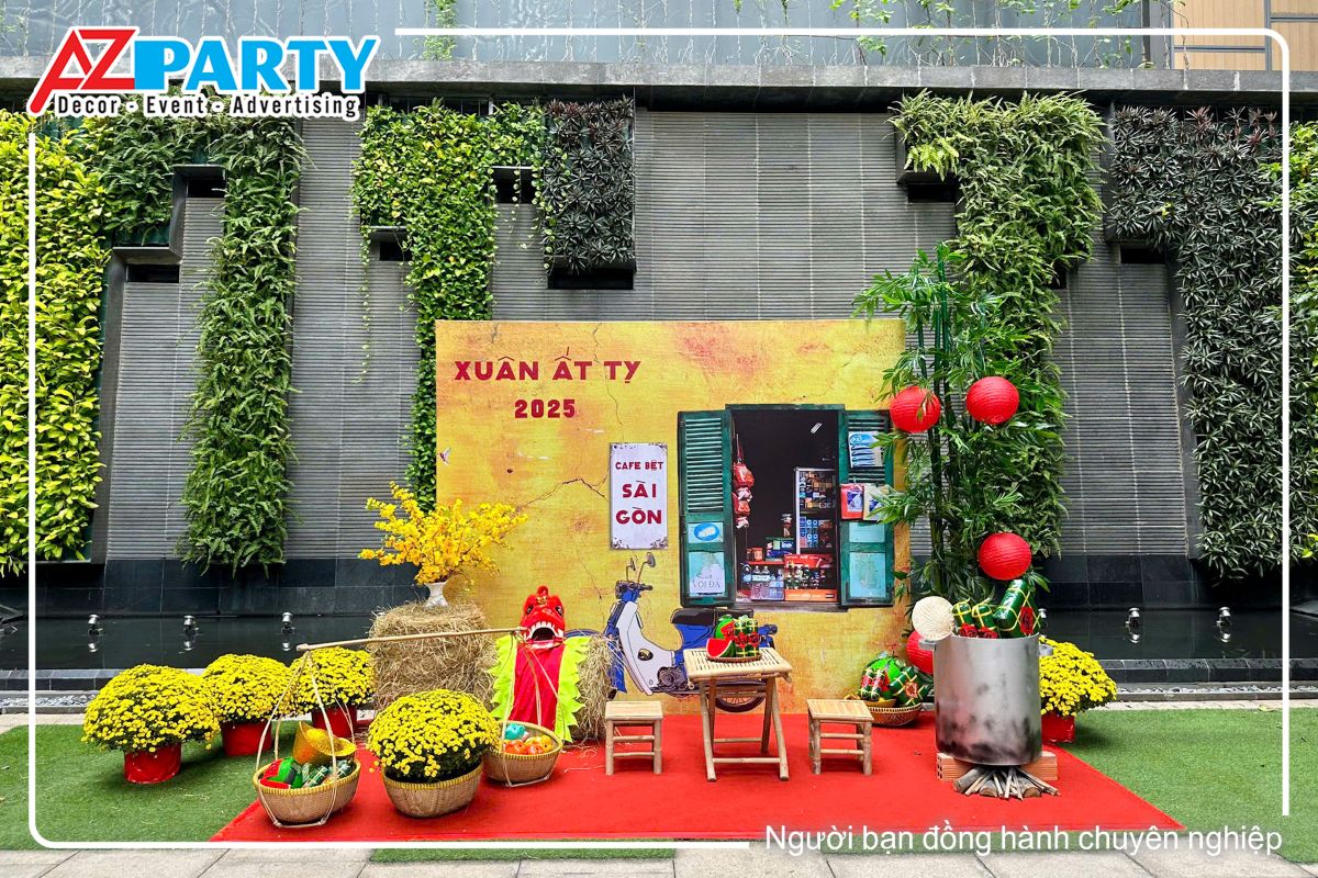 Góc chính diện của tiểu cảnh