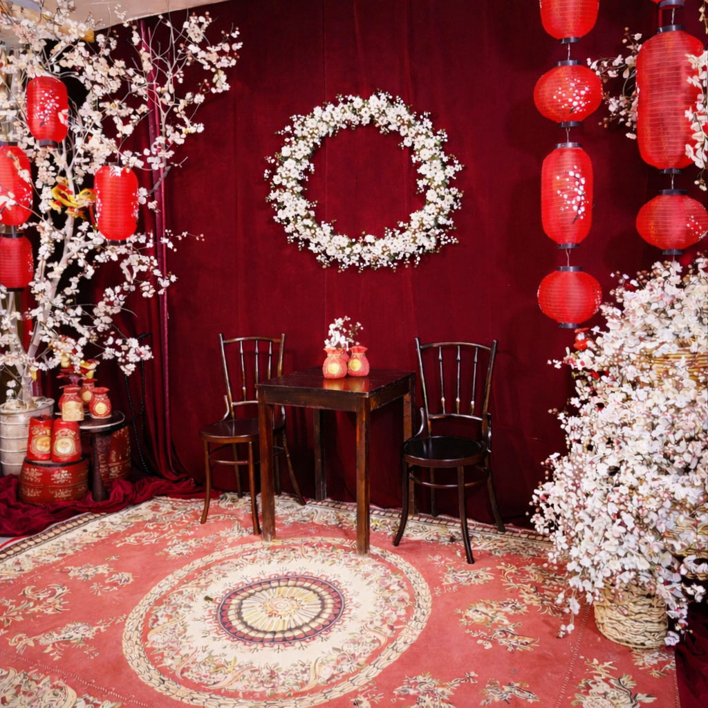 Trang trí tết đậm nét truyền thống