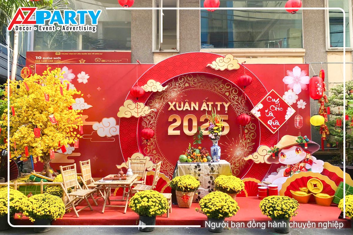 Góc chính diện của tiểu cảnh