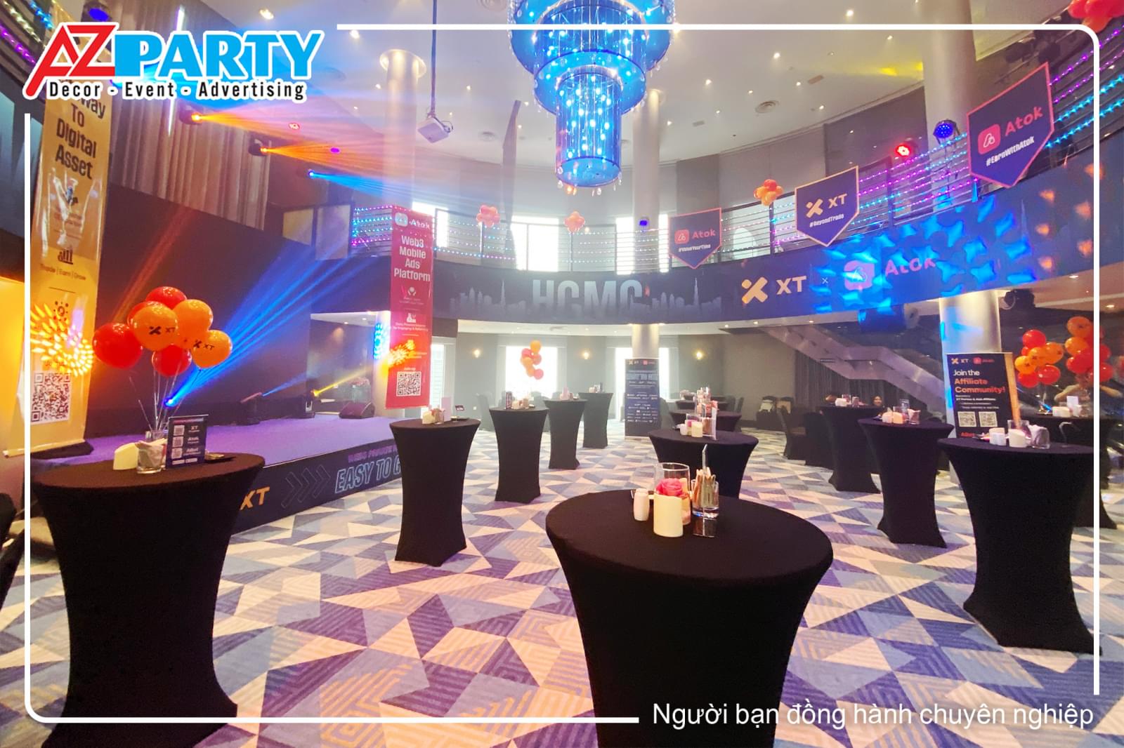 một góc khác của không gian bên trong