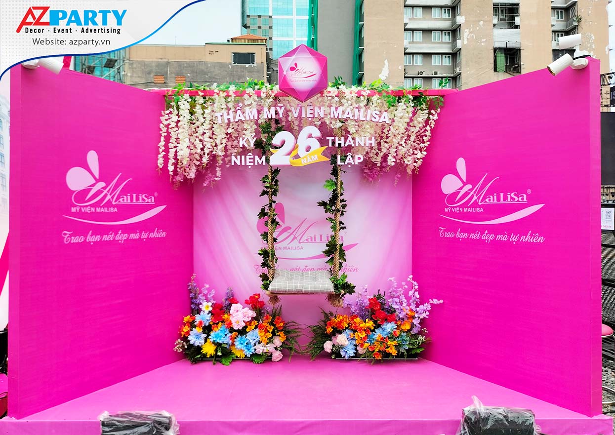 Photo booth check in sự kiện kỷ niệm thành lập Mailisa